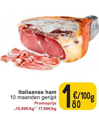 Promotions Italiaanse ham - Produit maison - Cora - Valide de 07/05/2024 à 13/05/2024 chez Cora