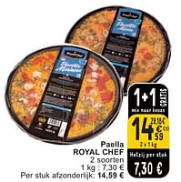 Promoties Paella royal chef - Royal Chef - Geldig van 07/05/2024 tot 13/05/2024 bij Cora