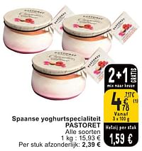 Spaanse yoghurtspecialiteit pastoret-Pastoret