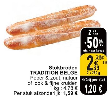 Promoties Stokbroden tradition belge - Huismerk - Cora - Geldig van 07/05/2024 tot 13/05/2024 bij Cora