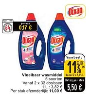 Promoties Vloeibaar wasmiddel - Dixan - Geldig van 07/05/2024 tot 13/05/2024 bij Cora