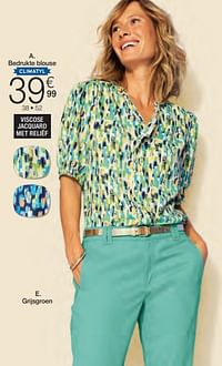 Bedrukte blouse-Huismerk - Damart