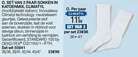 Promoties Set van 2 paar sokken in katoenmix, climatyl - Huismerk - Damart - Geldig van 01/05/2024 tot 30/06/2024 bij Damart