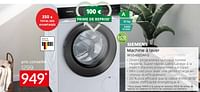 Promotions Siemens machine à laver wg54b20afg - Siemens - Valide de 26/04/2024 à 31/05/2024 chez Selexion