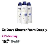 Dove shower foam deeply-Dove