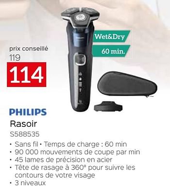 Promotions Rasoir s588535 - Philips - Valide de 26/04/2024 à 31/05/2024 chez Selexion