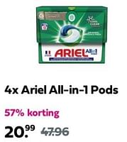 Promoties Ariel all-in-1 pods - Ariel - Geldig van 05/05/2024 tot 09/05/2024 bij Plein