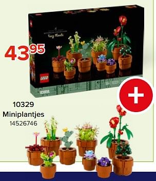 Promoties 10329 miniplantjes - Lego - Geldig van 03/05/2024 tot 09/06/2024 bij Euro Shop