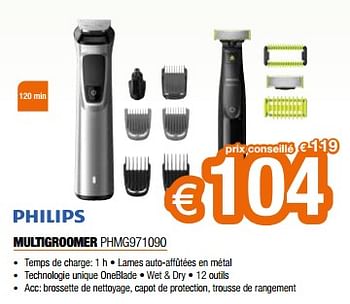 Promoties Philips multigroomer phmg971090 - Philips - Geldig van 26/04/2024 tot 31/05/2024 bij Expert