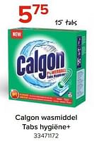 Promoties Calgon wasmiddel tabs hygiëne+ - Calgon - Geldig van 03/05/2024 tot 09/06/2024 bij Euro Shop