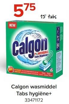 Promoties Calgon wasmiddel tabs hygiëne+ - Calgon - Geldig van 03/05/2024 tot 09/06/2024 bij Euro Shop