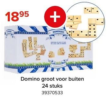 Promotions Domino groot voor buiten - Produit Maison - Euroshop - Valide de 03/05/2024 à 09/06/2024 chez Euro Shop