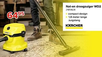 Promotions Kärcher nat-en droogzuiger wd2 - Kärcher - Valide de 03/05/2024 à 09/06/2024 chez Euro Shop
