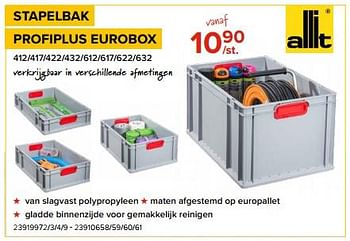 Promotions Stapelbak profiplus eurobox - Allit - Valide de 03/05/2024 à 09/06/2024 chez Euro Shop
