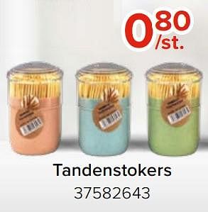 Promotions Tandenstokers - Produit Maison - Euroshop - Valide de 03/05/2024 à 09/06/2024 chez Euro Shop