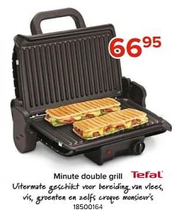 Tefal minute double grill