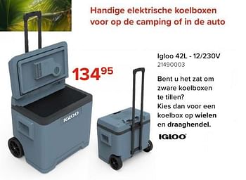 Promotions Handige elektrische koelboxen - Igloo - Valide de 03/05/2024 à 09/06/2024 chez Euro Shop