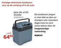 Promoties Handige elektrische koelboxen - Igloo - Geldig van 03/05/2024 tot 09/06/2024 bij Euro Shop