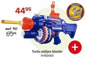 Promotions Turbo pijltjes blaster - Produit Maison - Euroshop - Valide de 03/05/2024 à 09/06/2024 chez Euro Shop