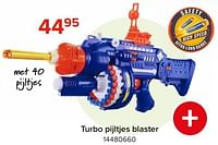 Promoties Turbo pijltjes blaster - Huismerk - Euroshop - Geldig van 03/05/2024 tot 09/06/2024 bij Euro Shop