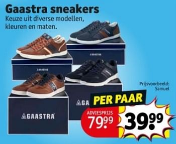 Promoties Gaastra sneakers samuel - Gaastra - Geldig van 07/05/2024 tot 12/05/2024 bij Kruidvat