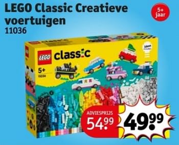 Promotions Lego classic creatieve voertuigen - Lego - Valide de 07/05/2024 à 12/05/2024 chez Kruidvat