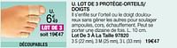 Promotions Lot de 3 protège-orteils- doigts - Epitact - Valide de 01/05/2024 à 30/06/2024 chez Damart