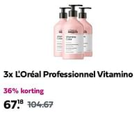 Promoties 3x loreéal professionnel vitamino - L'Oreal Paris - Geldig van 09/05/2024 tot 11/05/2024 bij Plein