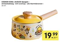 Cooker king x b.duck sauspan-Huismerk - Ochama