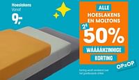 Promoties Hoeslakens - Huismerk - Kwantum - Geldig van 06/05/2024 tot 26/05/2024 bij Kwantum