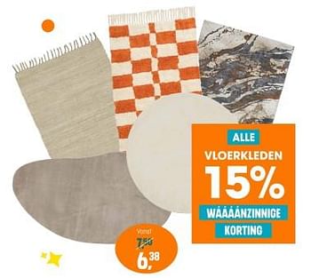 Promotions Vloerkleden - Produit maison - Kwantum - Valide de 06/05/2024 à 26/05/2024 chez Kwantum