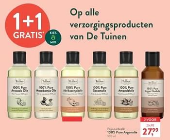 Promoties 100% pure arganolie - De Tuinen - Geldig van 05/05/2024 tot 12/05/2024 bij Holland & Barret