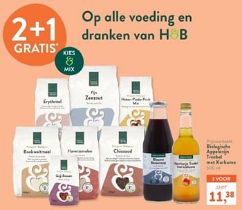 Promotions Biologische appelazijn troebel met kurkuma - Produit maison - Holland & Barrett - Valide de 05/05/2024 à 12/05/2024 chez Holland & Barret