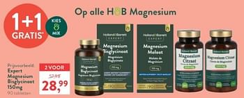 Promoties Expert magnesium bisglycinaat - Huismerk - Holland & Barrett - Geldig van 05/05/2024 tot 12/05/2024 bij Holland & Barret
