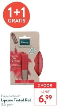 Lipeare tinted red-Kneipp