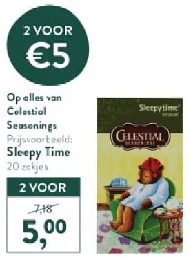 Promoties Sleepy time - Celestial - Geldig van 05/05/2024 tot 12/05/2024 bij Holland & Barret