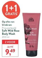 Promoties Soft wild rose body wash - Urtekram - Geldig van 05/05/2024 tot 12/05/2024 bij Holland & Barret