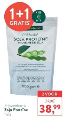 Promotions Soja proteine - Produit maison - Holland & Barrett - Valide de 05/05/2024 à 12/05/2024 chez Holland & Barret
