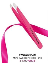 Tweezerman mini tweezer neon pink-Tweezerman