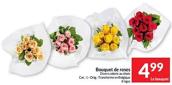 Promotions Bouquet de roses - Produit maison - Intermarche - Valide de 07/05/2024 à 12/05/2024 chez Intermarche