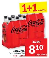 Promotions Coca zéro - Coca Cola - Valide de 07/05/2024 à 12/05/2024 chez Intermarche