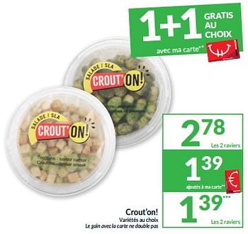 Promoties Crout’on! - Huismerk - Intermarche - Geldig van 07/05/2024 tot 12/05/2024 bij Intermarche