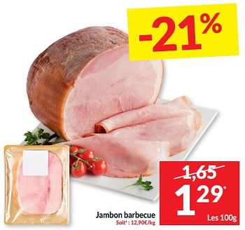 Promoties Jambon barbecue - Huismerk - Intermarche - Geldig van 07/05/2024 tot 12/05/2024 bij Intermarche