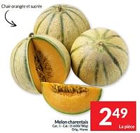 Promotions Melon charentais - Produit maison - Intermarche - Valide de 07/05/2024 à 12/05/2024 chez Intermarche