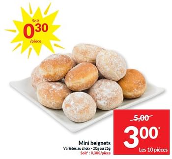 Promoties Mini beignets - Huismerk - Intermarche - Geldig van 07/05/2024 tot 12/05/2024 bij Intermarche