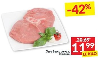 Promotions Osso bucco de veau - Produit maison - Intermarche - Valide de 07/05/2024 à 12/05/2024 chez Intermarche
