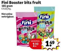Promoties Fini booster bits fruit - Fini  - Geldig van 07/05/2024 tot 12/05/2024 bij Kruidvat
