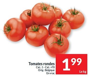 Promotions Tomates rondes - Produit maison - Intermarche - Valide de 07/05/2024 à 12/05/2024 chez Intermarche