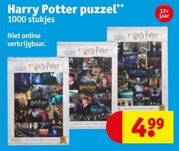Promotions Harry potter puzzel - Produit maison - Kruidvat - Valide de 07/05/2024 à 12/05/2024 chez Kruidvat