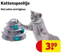 Promoties Kattenspeeltje - Huismerk - Kruidvat - Geldig van 07/05/2024 tot 12/05/2024 bij Kruidvat